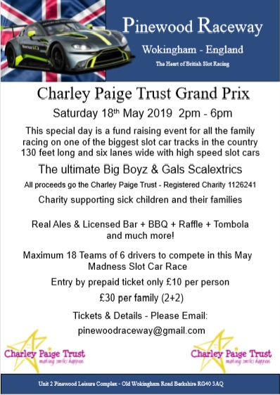 Charity event May 2019